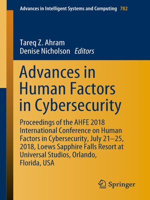 cover image of Advances in Human Factors in Cybersecurity